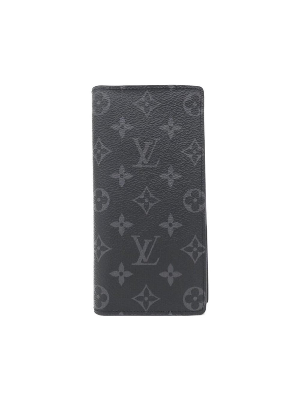 Louis Vuitton Monogram Eclipse Portefeuille Brazza Wallet